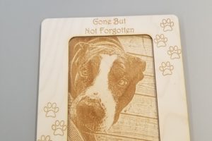 Laser Cut Pet Memorial